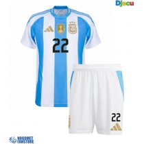 Argentina Lautaro Martinez #22 Domaci Dres za djecu Copa America 2024 Kratak Rukav (+ Kratke hlače)